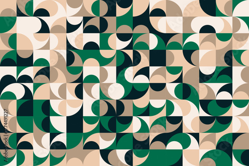 Abstract geometric background,  seamless vector geo pattern, simple flat geometry shapes