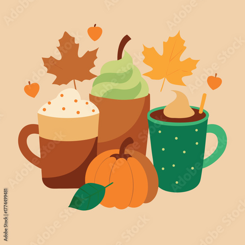 cozy autumn drinks