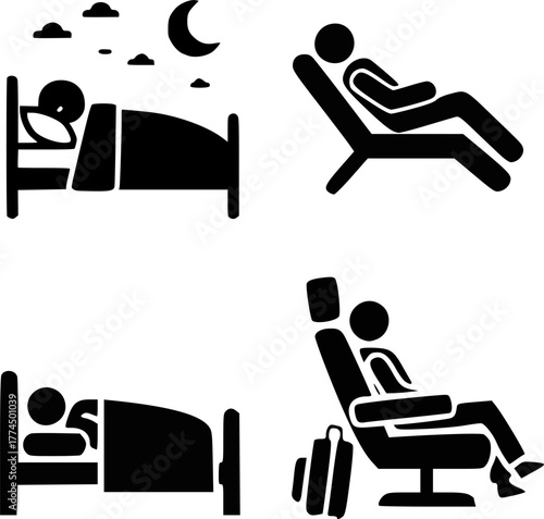 Person Sleeping Status icons: currently resting or do not disturb.