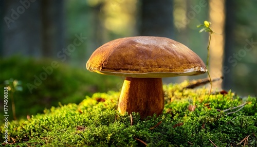 The Lurid Bolete Suillellus Luridus Is An Edible Mushroom