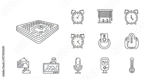 Smart home automation system managing smart home device integration for illustrating modern life convenience  a technologically advanced lifestyle.