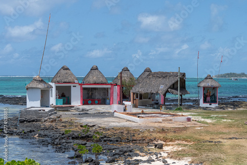 Hinduistischer Tempel Ganga Yamuna Maha Kali Mandir in Belle Mare Mauritius