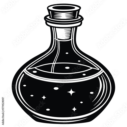 potion bottle vector icon
