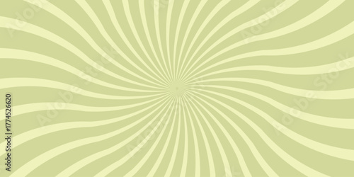 Soft pastel yellow and cream swirling radial burst background with gentle wavy lines emanating from a central point creating a calming and serene abstract pattern for decorative purposes and