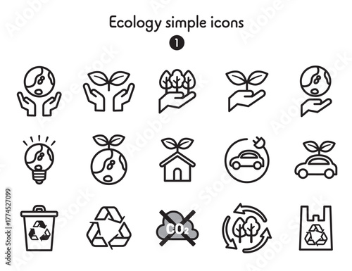 シンプルアイコン集 エコ