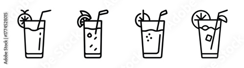 Bloody mary cocktail vector illustration scalable eps icon drink