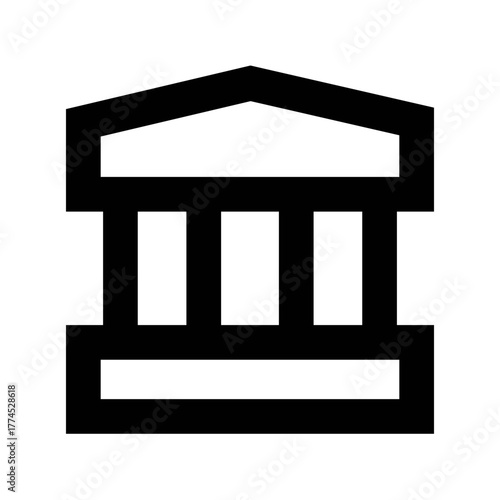 Wallpaper Mural Bank icon vector UI Torontodigital.ca