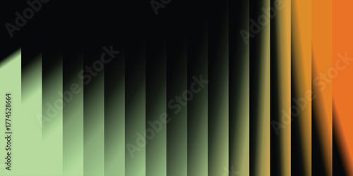 Dynamic gradient background from light green to vibrant orange offers a modern and stylish touch, ideal for graphic design projects and contemporary presentations
