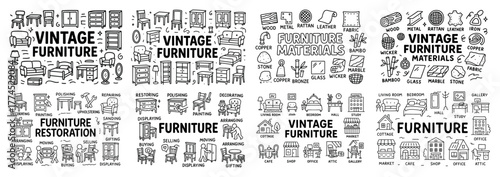 Vintage furniture restoration and materials guide