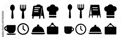 Cafeteria Icon Set