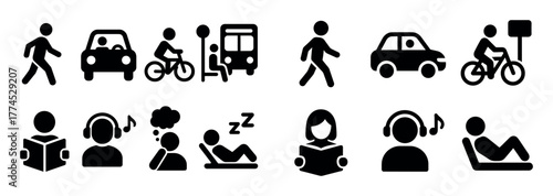 Daily Activities Icons