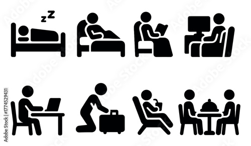 Hotel Activity Icons