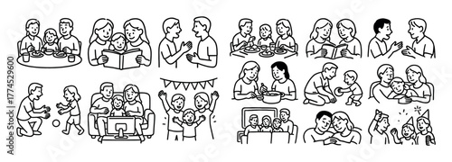 Family Activities Icons