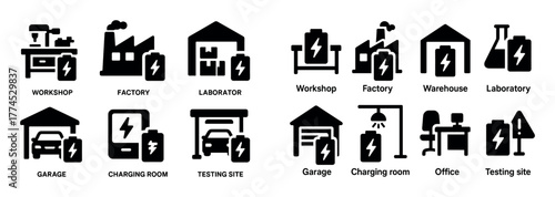 Battery Safety Icons
