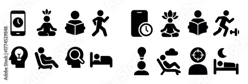 Digital Wellbeing Icons