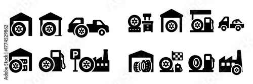 Tire Service Icons