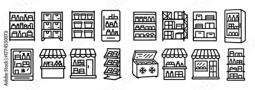 Shelf Display Doodles