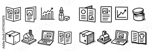 Industrial Marketing Doodles