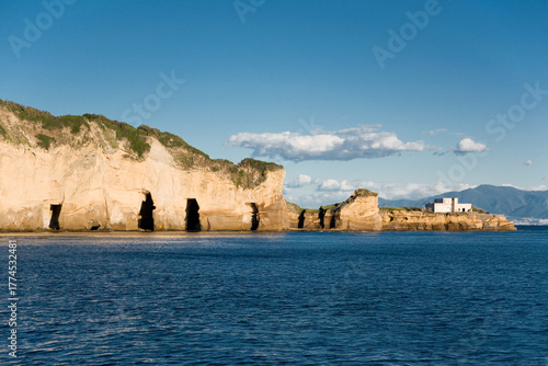 Trentaremi bay and Gaiola island in the gulf of Naples, Italy