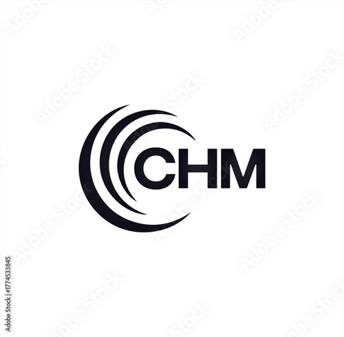 CHM set ,CHM logo. C H M design. White CHM letter. CHM, C H M letter logo design. Initial letter CHM letter logo set, linked circle uppercase monogram logo. C H M letter logo vector design.