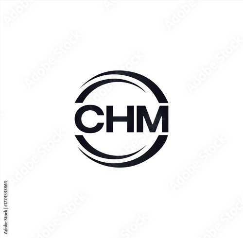 CHM set ,CHM logo. C H M design. White CHM letter. CHM, C H M letter logo design. Initial letter CHM letter logo set, linked circle uppercase monogram logo. C H M letter logo vector design.