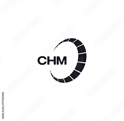 CHM set ,CHM logo. C H M design. White CHM letter. CHM, C H M letter logo design. Initial letter CHM letter logo set, linked circle uppercase monogram logo. C H M letter logo vector design.