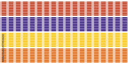 Orange, red, yellow, and blue plaid. A fall or Thanksgiving textile pattern for a tablecloth, picnic blanket, basket napkin, shirt, or handkerchief. Design in cotton, linen, or flannel.