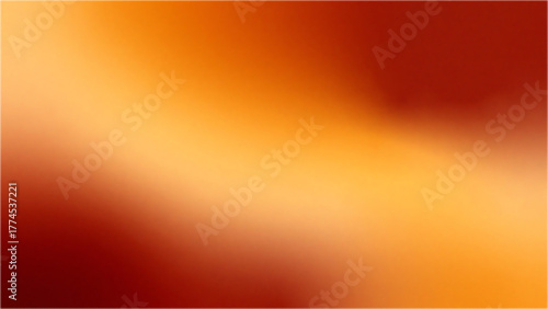 Abstract gradient background with warm colors ranging from orange to dark red hues smoothly blending  color gradient transition