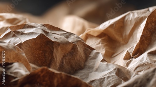 Wrinkled paper texture