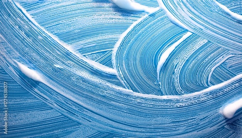 Light Blue Soapy Foam Texture 1