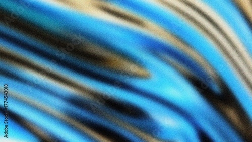Abstract blue and brown swirls with textured pattern