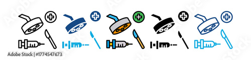 Surgery multiple icon