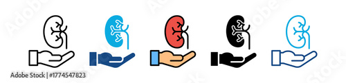Organ Transplantation multiple icon