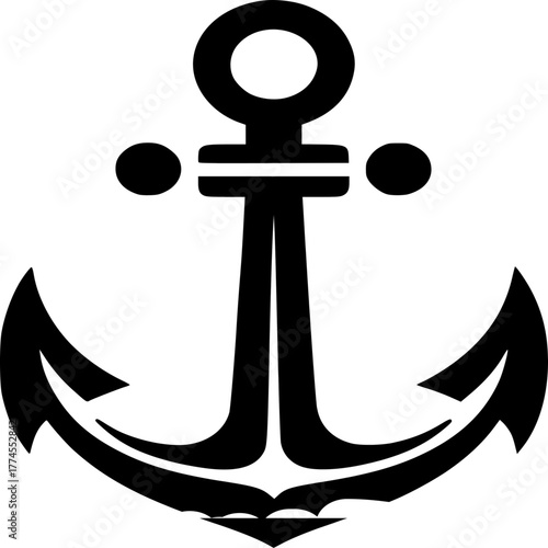 Anchor Icon: A simplified graphic of a sturdy anchor, a timeless symbol of stability, safety, and hope, often associated with maritime heritage and adventure.