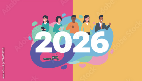 Future trends for 2026 Diverse people technology and gaming innovation
