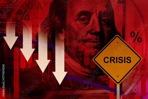 Financial crisis , reccession economy , risk in business