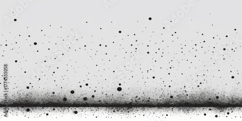 Abstract blue and gray rain drops on wet window glass texture