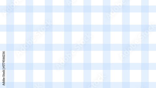 Blue and white plaid fabric texture background. Seamless pattern checkered wallpaper.	