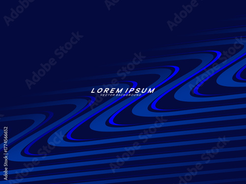 Premium background design with dark blue luxury motif. Vector horizontal template, for digital lux business banners, contemporary formal invitations, luxury vouchers, gift certificates, etc.
