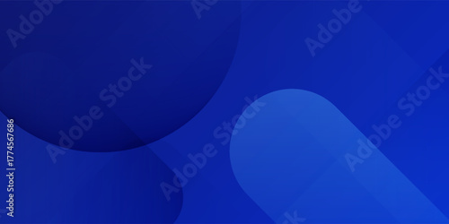 Abstract blue background with glowing geometric lines. Modern blue gradient square shape design. Suit for banner, web, brochure, pamflet and presentation
