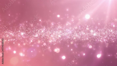 ピンクのキラキラの光の背景