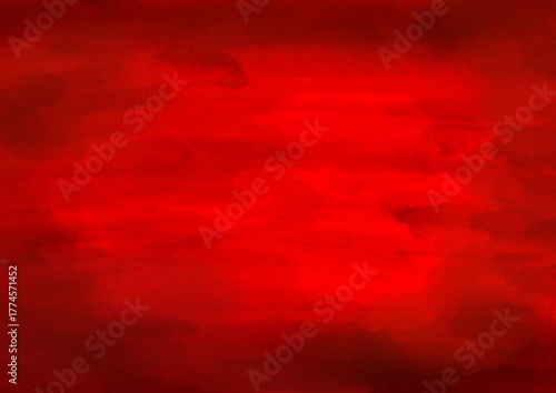 Red textured gradient abstract background watercolor wallpaper design

