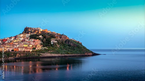 Old Town of Castelsardo by Dawn
