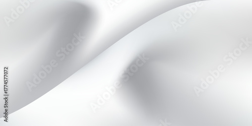 Abstract white and gray gradient background. Vector illustration.