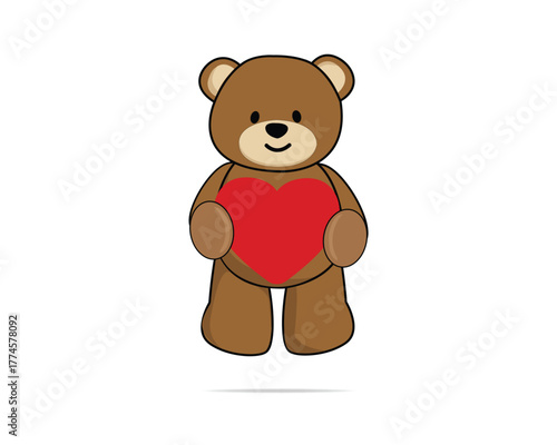 teddy bears cute design hand drawn 