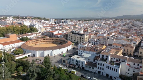 Aerial view of Ronda, Andalusia. Southern Spain.