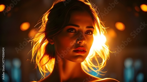 portrait of a young woman