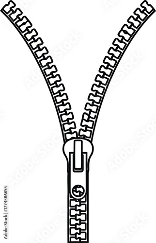 Zipper illustration