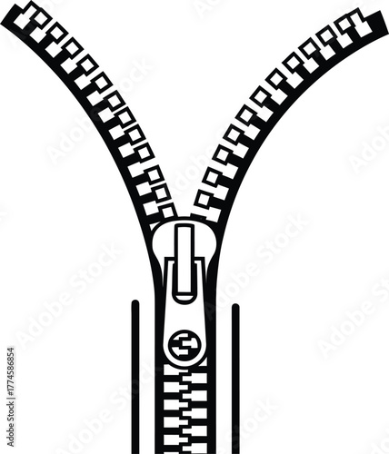 Zipper illustration