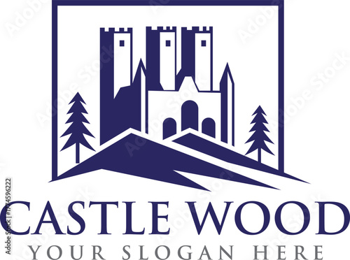 Classic Castle logo design for download